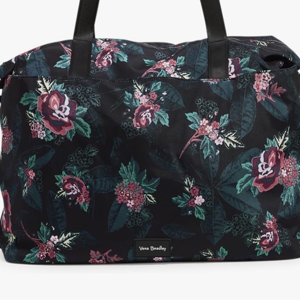 Vera Bradley ReActive Travel Tote in Rose Foliage